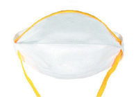 Składana maska ​​przeciwpyłowa FFP1 Unikalna konstrukcja zapięcia Trwałe żółte paski dostawca
