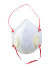 4 warstwowa antybakteryjna maska ​​na twarz Oddychająca z dwoma zaworami / czerwonymi paskami na głowę dostawca