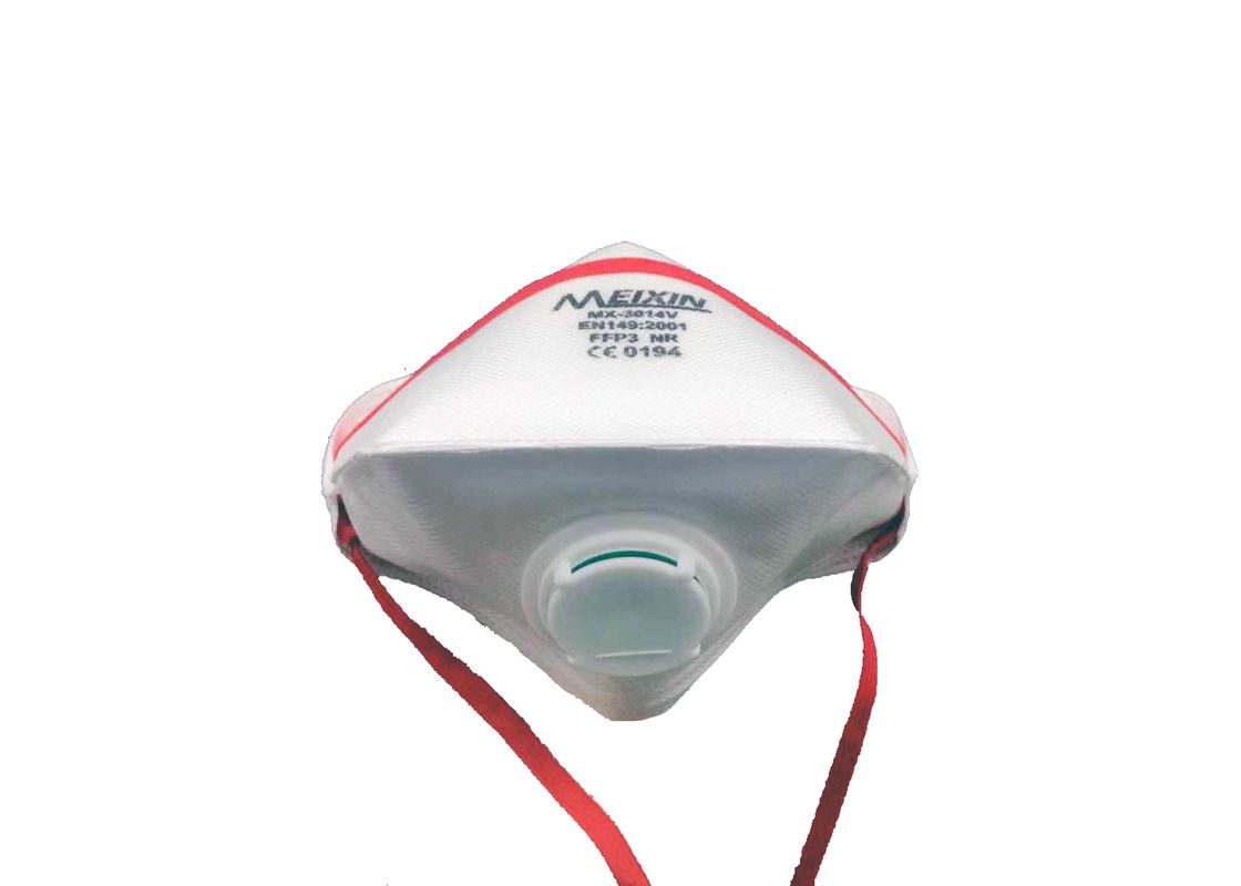 Składana maska ​​przeciwpyłowa FFP2V z ekonomicznym zaworem o niskiej odporności na oddychanie dostawca