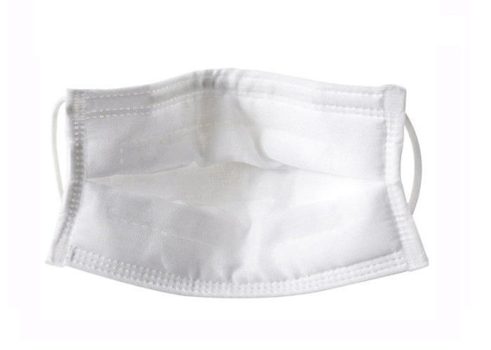 Jednorazowa maska ​​przeciwpyłowa w kolorze białym 100% Oddychający papier z miazgi drzewnej do pielęgnacji domowej dostawca