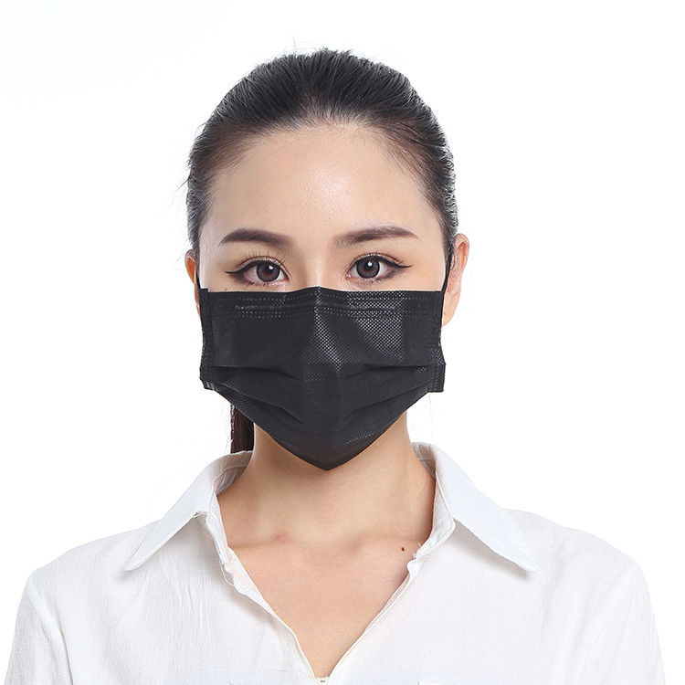 Ekologiczna lekka czarna maska ​​na twarz, wodoodporna, oddychająca maska ​​na twarz dostawca