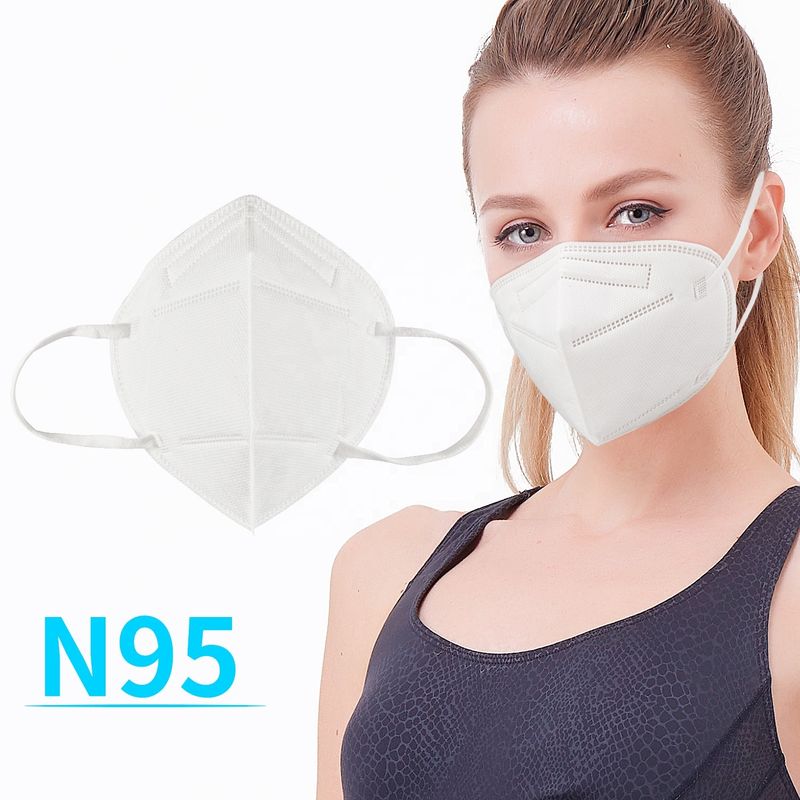Składana maska ​​przeciwpyłowa N95, jednorazowa maska ​​N95 dla przemysłu tekstylnego dostawca