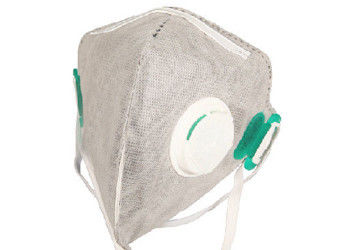 Szary kolor FFP2 Maska przeciwpyłowa Pionowa składana izolowana mgła / ziarno pyłku / wydech samochodowy dostawca